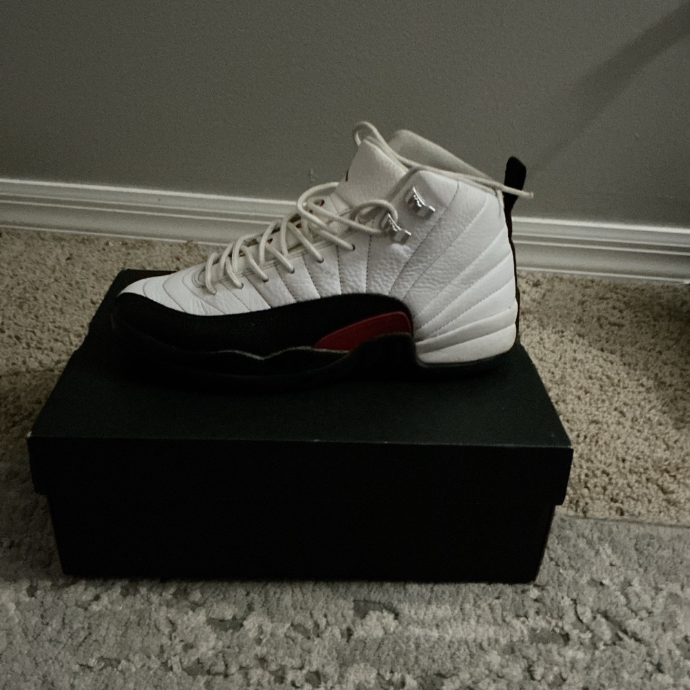 Jordan Men's Shoes - White, Black, Red